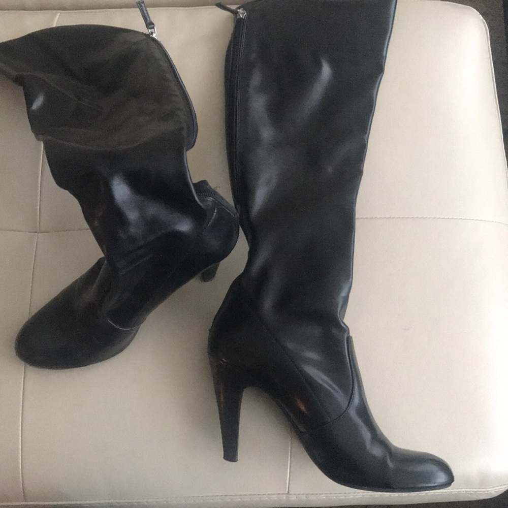 Franco Sarto black Social Premiere tall boots